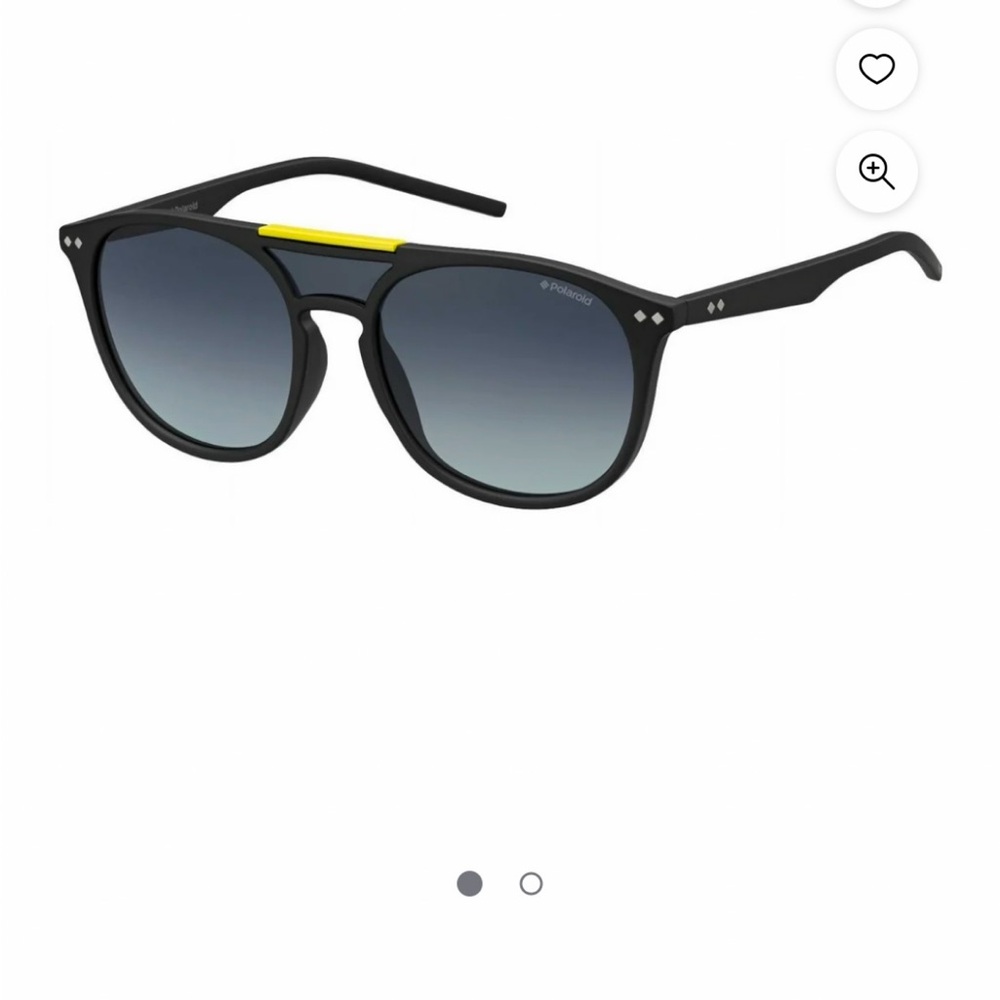 Polaroid Black and Yellow Men's Sunglasses
